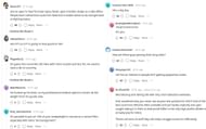 The rest of the fan reaction